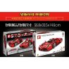 SEMBO 701020 non  ENZO FERRAI 1:10. tỷ lệ 1:10 bộ đồ chơi xếp lắp ráp ghép mô hình  ENZO FERRARI Kỹ Thuật Công Nghệ Cao Mô Hình Phương Tiện 2569 khối