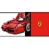 SEMBO 701020 non  ENZO FERRAI 1:10. tỷ lệ 1:10 bộ đồ chơi xếp lắp ráp ghép mô hình  ENZO FERRARI Kỹ Thuật Công Nghệ Cao Mô Hình Phương Tiện 2569 khối