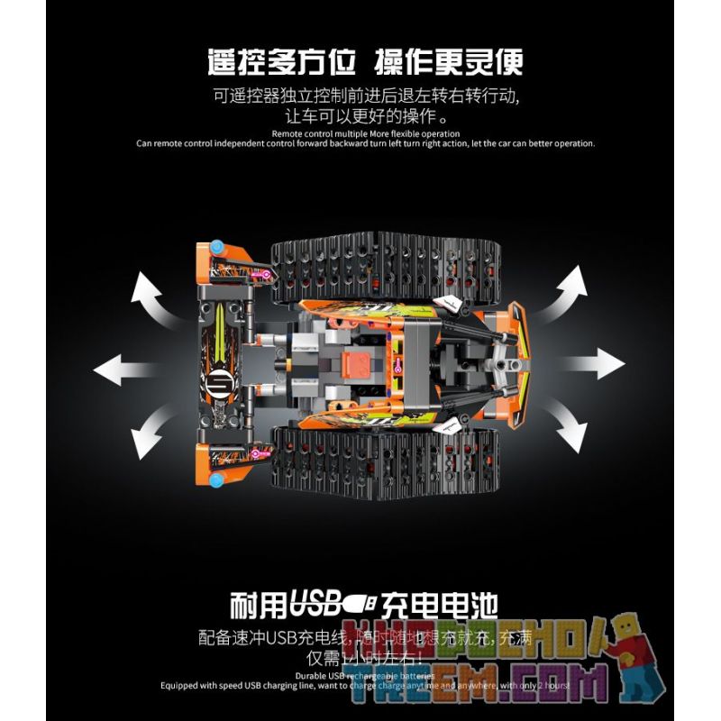 MouldKing 13033 13037 Mould King 13033 13037 non  THEO DÕI ĐUA XE ĐÓNG THẾ bộ đồ chơi xếp lắp ráp ghép mô hình  Kỹ Thuật Công Nghệ Cao Mô Hình Phương Tiện 367 khối