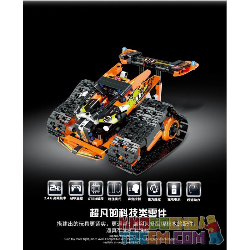 MouldKing 13033 13037 Mould King 13033 13037 non  THEO DÕI ĐUA XE ĐÓNG THẾ bộ đồ chơi xếp lắp ráp ghép mô hình  Kỹ Thuật Công Nghệ Cao Mô Hình Phương Tiện 367 khối