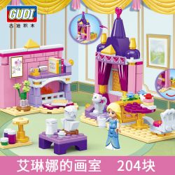 GUDI 9015 non  PHÒNG THU CỦA ELENA bộ đồ chơi xếp lắp ráp ghép mô hình Alice Princess ELENA'S STUDIO Công Chúa Alice 204 khối GUDI 9015 non  PHÒNG THU CỦA ELENA bộ đồ chơi xếp lắp ráp ghép mô hình Alice Princess ELENA'S STUDIO Công Chúa Alice 204 khối