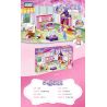 GUDI 9015 non  PHÒNG THU CỦA ELENA bộ đồ chơi xếp lắp ráp ghép mô hình Alice Princess ELENA'S STUDIO Công Chúa Alice 204 khối