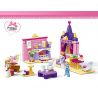GUDI 9015 non  PHÒNG THU CỦA ELENA bộ đồ chơi xếp lắp ráp ghép mô hình Alice Princess ELENA'S STUDIO Công Chúa Alice 204 khối