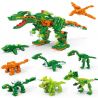 GUDI 8754 non  KHỦNG LONG TÁM TRONG MỘT bộ đồ chơi xếp lắp ráp ghép mô hình Power Rangers Super Sentai 5 Anh Em Siêu Nhân 386 khối