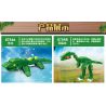 GUDI 8754 non  KHỦNG LONG TÁM TRONG MỘT bộ đồ chơi xếp lắp ráp ghép mô hình Power Rangers Super Sentai 5 Anh Em Siêu Nhân 386 khối