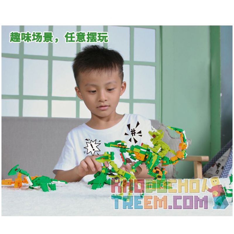 GUDI 8754 non  KHỦNG LONG TÁM TRONG MỘT bộ đồ chơi xếp lắp ráp ghép mô hình Power Rangers Super Sentai 5 Anh Em Siêu Nhân 386 khối GUDI 8754 non  KHỦNG LONG TÁM TRONG MỘT bộ đồ chơi xếp lắp ráp ghép mô hình Power Rangers Super Sentai 5 Anh Em Siêu Nhân 386 khối