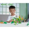GUDI 8754 non  KHỦNG LONG TÁM TRONG MỘT bộ đồ chơi xếp lắp ráp ghép mô hình Power Rangers Super Sentai 5 Anh Em Siêu Nhân 386 khối