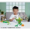 GUDI 8754 non  KHỦNG LONG TÁM TRONG MỘT bộ đồ chơi xếp lắp ráp ghép mô hình Power Rangers Super Sentai 5 Anh Em Siêu Nhân 386 khối