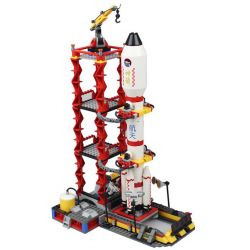 CO-CREATION 205 GUDI 8816 non  TRUNG TÂM RA MẮT THẦN CHÂU 10 bộ đồ chơi xếp lắp ráp ghép mô hình City SPACE THE SHENZHOU 10 LAUNCH CENTER Thành Phố 753 khối