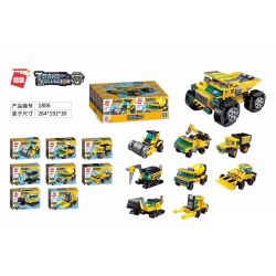 Enlighten 1806 Qman 1806 non  8 XE KỸ THUẬT bộ đồ chơi xếp lắp ráp ghép mô hình Transformers TRANS-COLLECTOR Robot Đại Chiến Người Máy Biến Hình 310 khối