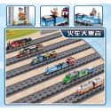 Kazi KY98247 98247 non Lego TÀU HƠI NƯỚC XANH (NHỎ) bộ đồ chơi xếp lắp ráp ghép mô hình Trains CITY TRAIN Tàu Hỏa 224 khối
