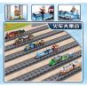 Kazi KY98247 98247 non  TÀU HƠI NƯỚC XANH (NHỎ) bộ đồ chơi xếp lắp ráp ghép mô hình Trains CITY TRAIN Tàu Hỏa 224 khối