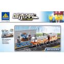 Kazi KY98249 98249 non Lego XE ĐIỆN ĐÔ THỊ (NHỎ) bộ đồ chơi xếp lắp ráp ghép mô hình Trains CITY TRAIN Tàu Hỏa 217 khối