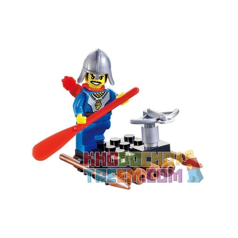 Enlighten 1003 Qman 1003 non Lego BÈ bộ đồ chơi xếp lắp ráp ghép mô hình Medieval Castle KNIGHTS CASTLE Chiến Tranh Trung Cổ 31 khối