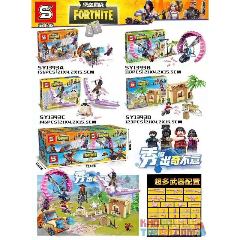 SHENG YUAN SY SY1393A 1393A SY1393B 1393B SY1393C 1393C SY1393D 1393D Xếp hình kiểu Lego FORNITE Minifigure Scene 4 Minifigure cảnh 4 gồm 4 hộp nhỏ 543 khối SHENG YUAN SY SY1393A 1393A SY1393B 1393B SY1393C 1393C SY1393D 1393D Xếp hình kiểu Lego FORNITE Minifigure Scene 4 Minifigure cảnh 4 gồm 4 hộp nhỏ 543 khối