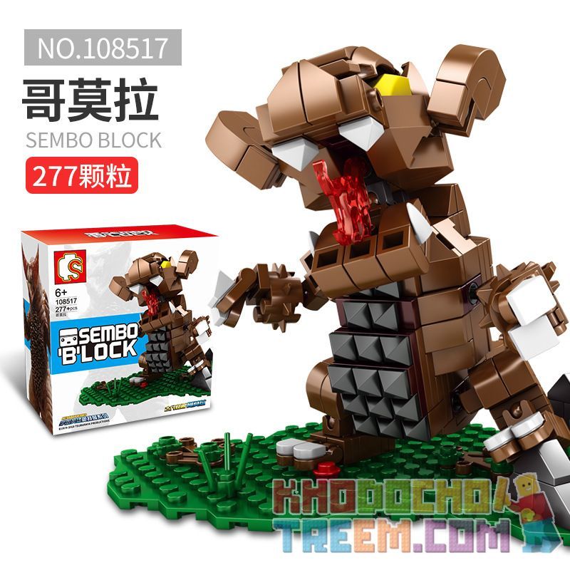 SEMBO 108517 Xếp hình kiểu Lego ULTRAMAN Gomora 277 khối SEMBO 108517 Xếp hình kiểu Lego ULTRAMAN Gomora 277 khối