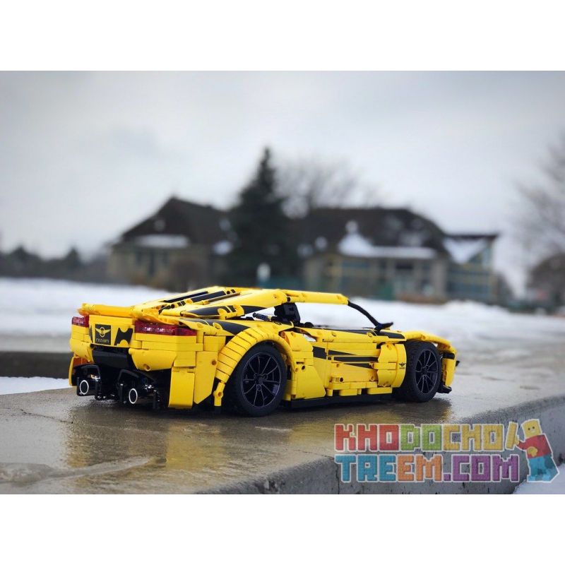 REBRICKABLE MOC-20510 20510 MOC20510 non  REZVANI BEAST ALPHA. bộ đồ chơi xếp lắp ráp ghép mô hình  Kỹ Thuật Công Nghệ Cao Mô Hình Phương Tiện 2683 khối