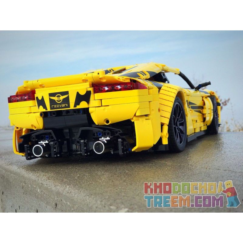 REBRICKABLE MOC-20510 20510 MOC20510 non  REZVANI BEAST ALPHA. bộ đồ chơi xếp lắp ráp ghép mô hình  Kỹ Thuật Công Nghệ Cao Mô Hình Phương Tiện 2683 khối