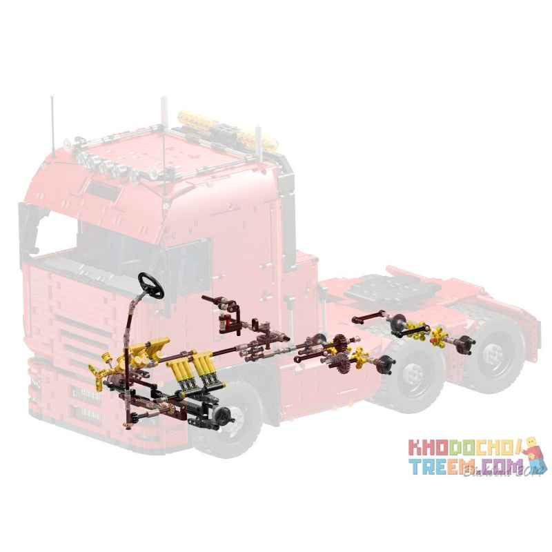 GBL KY1039 1039 KY1040 1040 non  XE ĐẦU KÉO bộ đồ chơi xếp lắp ráp ghép mô hình  PROJECT MACHINE Kỹ Thuật Công Nghệ Cao Mô Hình Phương Tiện 506 khối