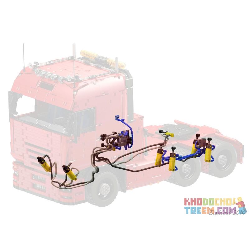 GBL KY1039 1039 KY1040 1040 non  XE ĐẦU KÉO bộ đồ chơi xếp lắp ráp ghép mô hình  PROJECT MACHINE Kỹ Thuật Công Nghệ Cao Mô Hình Phương Tiện 506 khối