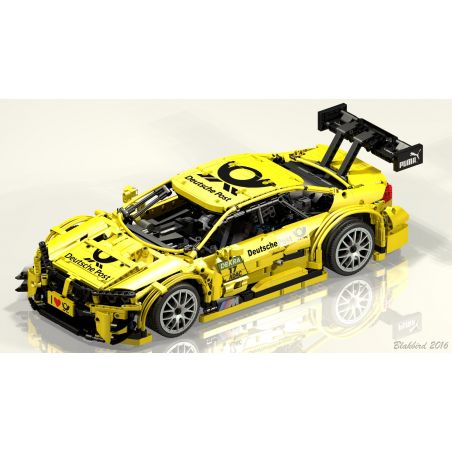 LIN07 0024 QIZHILE 23031 REBRICKABLE MOC-4142 4142 MOC4142 non  BMW M4 DTM. bộ đồ chơi xếp lắp ráp ghép mô hình  BMW M4 DTM - POST RC Kỹ Thuật Công Nghệ Cao Mô Hình Phương Tiện 2047 khối