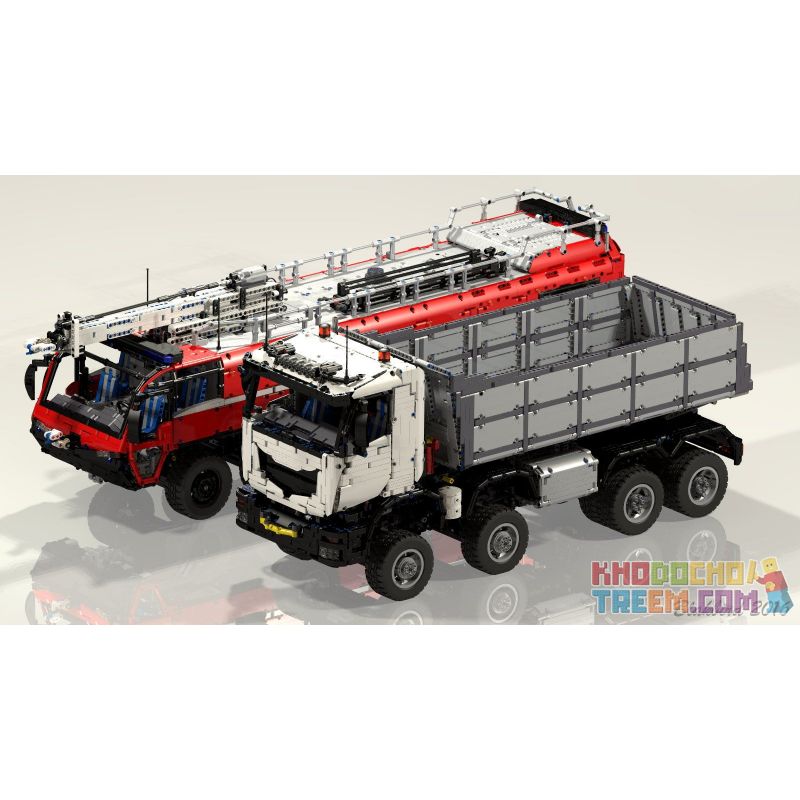 MouldKing 19013 Mould King 19013 REBRICKABLE MOC-5287 5287 MOC5287 non  XE BEN 8X8 bộ đồ chơi xếp lắp ráp ghép mô hình  DUMP TRUCK 8X8 Kỹ Thuật Công Nghệ Cao Mô Hình Phương Tiện 5572 khối