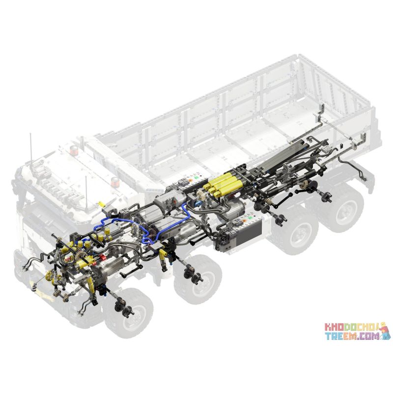 MouldKing 19013 Mould King 19013 REBRICKABLE MOC-5287 5287 MOC5287 non  XE BEN 8X8 bộ đồ chơi xếp lắp ráp ghép mô hình  DUMP TRUCK 8X8 Kỹ Thuật Công Nghệ Cao Mô Hình Phương Tiện 5572 khối