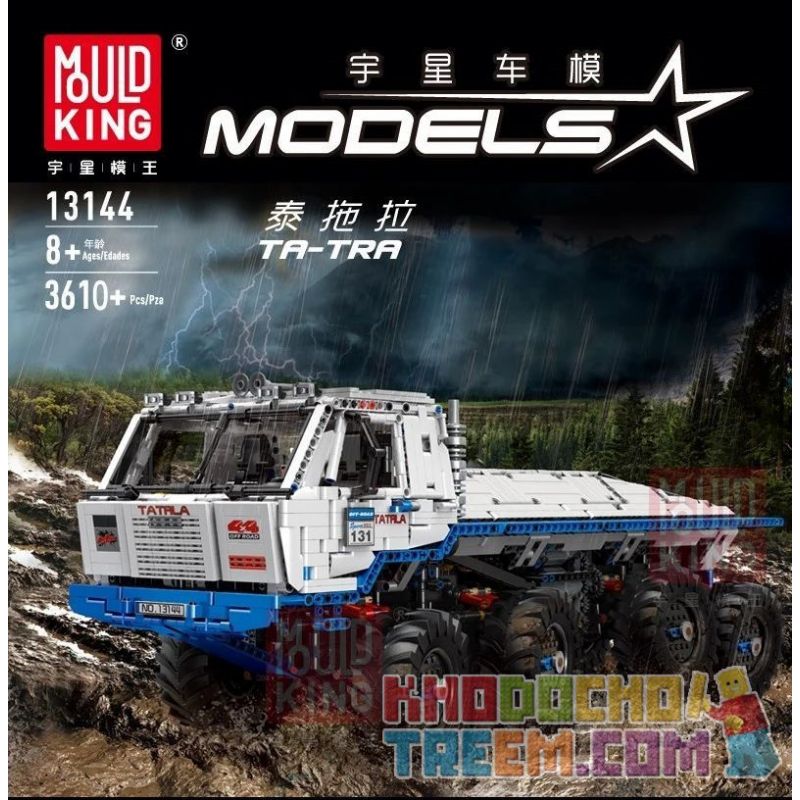 CAROLYN P20004 20004 P20005 20005 MouldKing 13144 Mould King 13144 REBRICKABLE MOC-27092 27092 MOC27092 non  CHUYÊN NGHIỆP TATRA T813 8X8 bộ đồ chơi xếp lắp ráp ghép mô hình  TATRA T813 8X8 PROFA Kỹ Thuật Công Nghệ Cao Mô Hình Phương Tiện 3599 khối