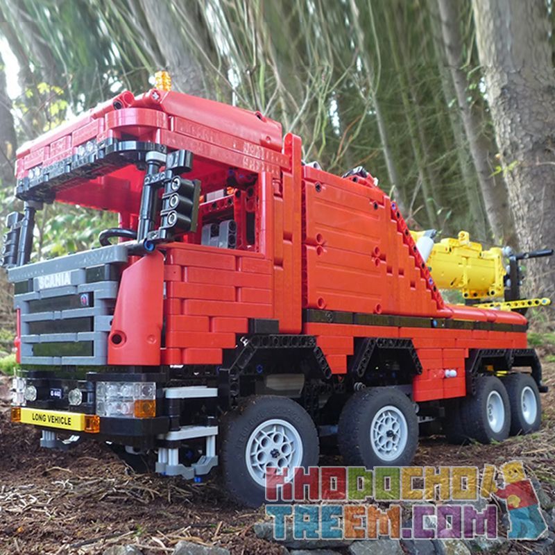 REBRICKABLE MOC-0583 0583 MOC0583 non  SCANIA 8X8 XE TẢI CHỞ HÀNG CỰC ĐOAN bộ đồ chơi xếp lắp ráp ghép mô hình  SCANIA 8X8 EXTREME TOW TRUCK Kỹ Thuật Công Nghệ Cao Mô Hình Phương Tiện 2744 khối
