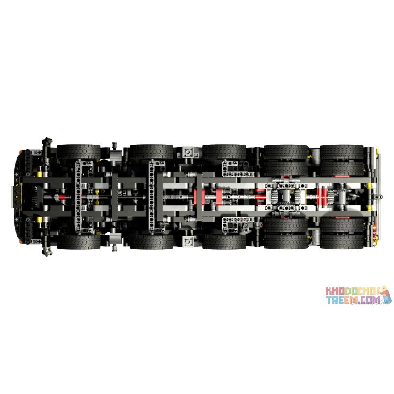 REBRICKABLE MOC-0230 0230 MOC0230 non  XE BEN 10X4 bộ đồ chơi xếp lắp ráp ghép mô hình  DUMP TRUCK 10X4 Kỹ Thuật Công Nghệ Cao Mô Hình Phương Tiện 2439 khối