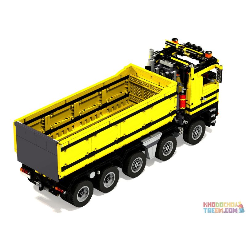 REBRICKABLE MOC-0230 0230 MOC0230 non  XE BEN 10X4 bộ đồ chơi xếp lắp ráp ghép mô hình  DUMP TRUCK 10X4 Kỹ Thuật Công Nghệ Cao Mô Hình Phương Tiện 2439 khối