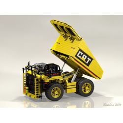 REBRICKABLE MOC-5708 5708 MOC5708 non  XE TẢI KHAI THÁC bộ đồ chơi xếp lắp ráp ghép mô hình  MINING TRUCK Kỹ Thuật Công Nghệ Cao Mô Hình Phương Tiện 2127 khối