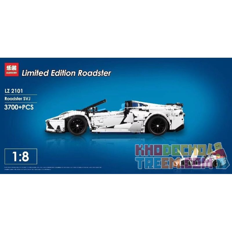EXTRAORDINARY F10002 10002 LEZHUANG LZ2101 2101 REBRICKABLE MOC-17698 17698 MOC17698 ZHEGAO QL0430 0430 non  LAMBORGHINI AVENTADOR SVJ ROADSTER 1 8 tỷ lệ 1:8 bộ đồ chơi xếp lắp ráp ghép mô hình  Kỹ Thuật Công Nghệ Cao Mô Hình Phương Tiện 3556 khối