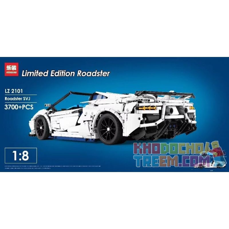 EXTRAORDINARY F10002 10002 LEZHUANG LZ2101 2101 REBRICKABLE MOC-17698 17698 MOC17698 ZHEGAO QL0430 0430 non  LAMBORGHINI AVENTADOR SVJ ROADSTER 1 8 tỷ lệ 1:8 bộ đồ chơi xếp lắp ráp ghép mô hình  Kỹ Thuật Công Nghệ Cao Mô Hình Phương Tiện 3556 khối