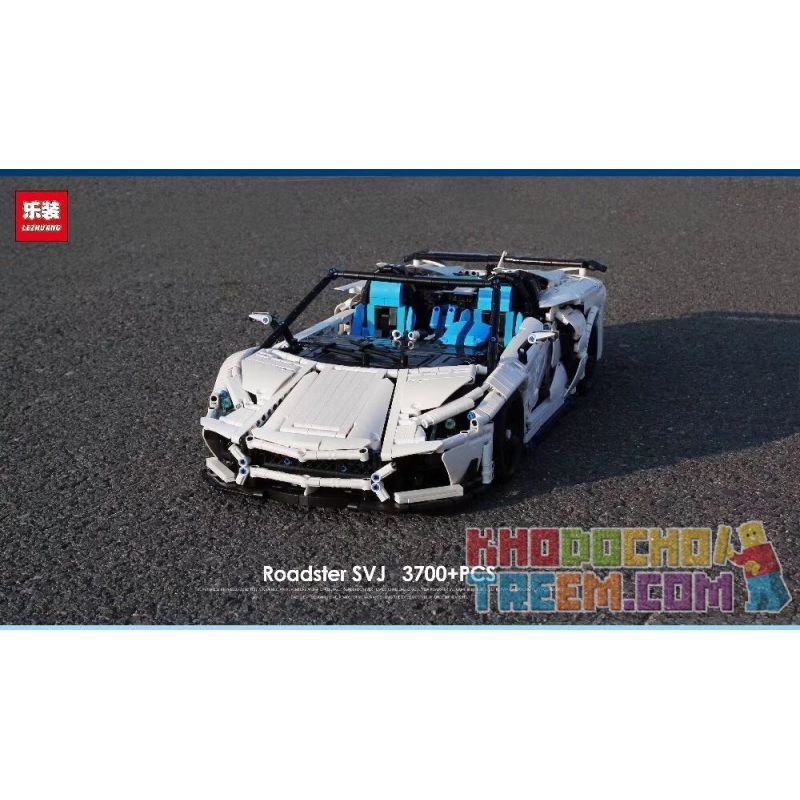EXTRAORDINARY F10002 10002 LEZHUANG LZ2101 2101 REBRICKABLE MOC-17698 17698 MOC17698 ZHEGAO QL0430 0430 non  LAMBORGHINI AVENTADOR SVJ ROADSTER 1 8 tỷ lệ 1:8 bộ đồ chơi xếp lắp ráp ghép mô hình  Kỹ Thuật Công Nghệ Cao Mô Hình Phương Tiện 3556 khối