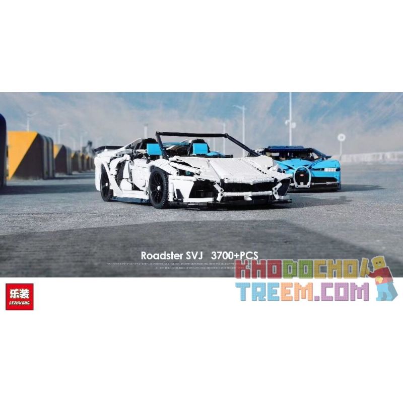 EXTRAORDINARY F10002 10002 LEZHUANG LZ2101 2101 REBRICKABLE MOC-17698 17698 MOC17698 ZHEGAO QL0430 0430 non  LAMBORGHINI AVENTADOR SVJ ROADSTER 1 8 tỷ lệ 1:8 bộ đồ chơi xếp lắp ráp ghép mô hình  Kỹ Thuật Công Nghệ Cao Mô Hình Phương Tiện 3556 khối