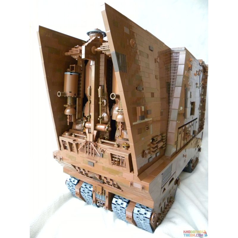 REBRICKABLE MOC-12922 12922 MOC12922 non  CÂY LEO SA MẠC VỚI NỘI THẤT HOÀN HẢO bộ đồ chơi xếp lắp ráp ghép mô hình Star Wars SANDCRAWLER WITH FULL INTERIOR Chiến Tranh Giữa Các Vì Sao 13567 khối