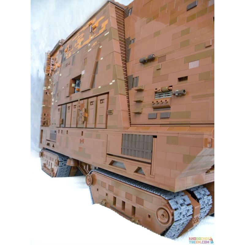 REBRICKABLE MOC-12922 12922 MOC12922 non  CÂY LEO SA MẠC VỚI NỘI THẤT HOÀN HẢO bộ đồ chơi xếp lắp ráp ghép mô hình Star Wars SANDCRAWLER WITH FULL INTERIOR Chiến Tranh Giữa Các Vì Sao 13567 khối