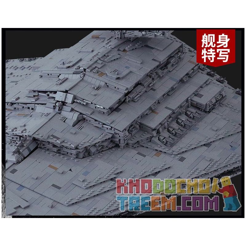 MouldKing 13135 Mould King 13135 REBRICKABLE MOC-23556 23556 MOC23556 non  KẺ HỦY DIỆT SAO ĐẾ VƯƠNG bộ đồ chơi xếp lắp ráp ghép mô hình Star Wars ISD MONARCH Chiến Tranh Giữa Các Vì Sao 11353 khối