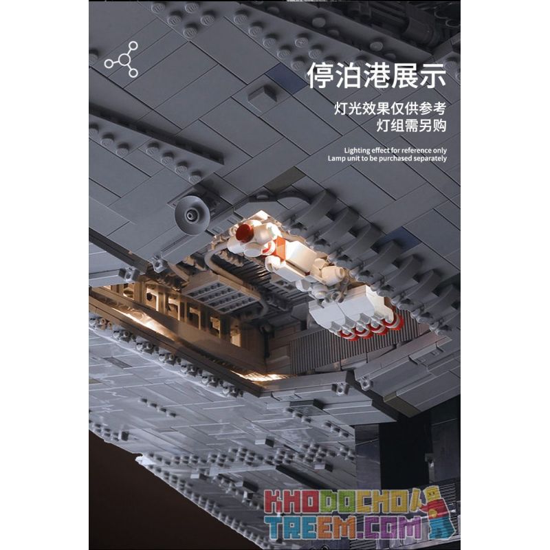 MouldKing 13135 Mould King 13135 REBRICKABLE MOC-23556 23556 MOC23556 non  KẺ HỦY DIỆT SAO ĐẾ VƯƠNG bộ đồ chơi xếp lắp ráp ghép mô hình Star Wars ISD MONARCH Chiến Tranh Giữa Các Vì Sao 11353 khối
