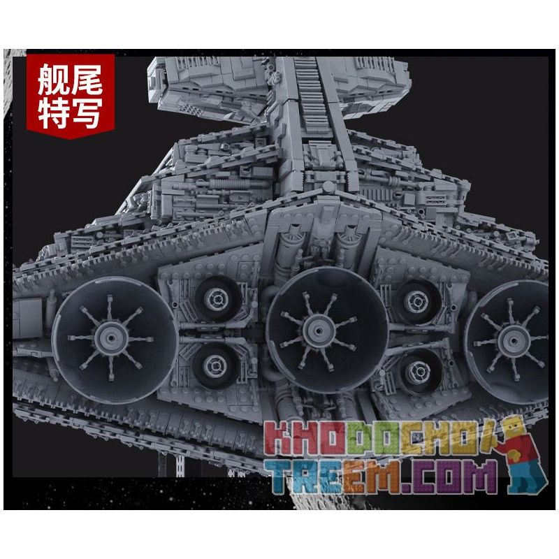 MouldKing 13135 Mould King 13135 REBRICKABLE MOC-23556 23556 MOC23556 non  KẺ HỦY DIỆT SAO ĐẾ VƯƠNG bộ đồ chơi xếp lắp ráp ghép mô hình Star Wars ISD MONARCH Chiến Tranh Giữa Các Vì Sao 11353 khối