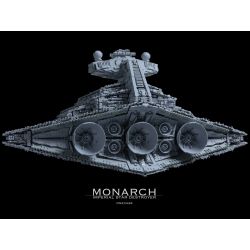 MouldKing 13135 Mould King 13135 REBRICKABLE MOC-23556 23556 MOC23556 non  KẺ HỦY DIỆT SAO ĐẾ VƯƠNG bộ đồ chơi xếp lắp ráp ghép mô hình Star Wars ISD MONARCH Chiến Tranh Giữa Các Vì Sao 11353 khối