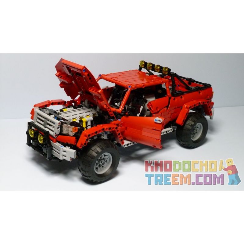 REBRICKABLE MOC-2139 2139 MOC2139 non  XE BÁN TẢI ĐỊA HÌNH bộ đồ chơi xếp lắp ráp ghép mô hình  OFF ROAD PICKUP Kỹ Thuật Công Nghệ Cao Mô Hình Phương Tiện 1606 khối