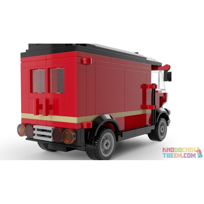 LIN07 00958 URGE 10198 REBRICKABLE MOC-22101 22101 MOC22101 non  BƯU ĐIỆN PLAZA bộ đồ chơi xếp lắp ráp ghép mô hình Creator BRICK SQUARE POST OFFICE Sáng Tạo 3450 khối