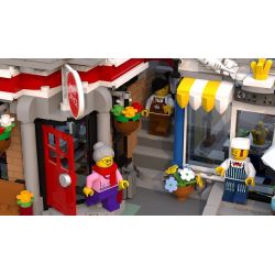 LIN07 00958 URGE 10198 REBRICKABLE MOC-22101 22101 MOC22101 non  BƯU ĐIỆN PLAZA bộ đồ chơi xếp lắp ráp ghép mô hình Creator BRICK SQUARE POST OFFICE Sáng Tạo 3450 khối