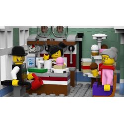 LIN07 00958 URGE 10198 REBRICKABLE MOC-22101 22101 MOC22101 non  BƯU ĐIỆN PLAZA bộ đồ chơi xếp lắp ráp ghép mô hình Creator BRICK SQUARE POST OFFICE Sáng Tạo 3450 khối