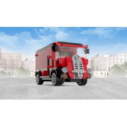 LIN07 00958 URGE 10198 REBRICKABLE MOC-22101 22101 MOC22101 non  BƯU ĐIỆN PLAZA bộ đồ chơi xếp lắp ráp ghép mô hình Creator BRICK SQUARE POST OFFICE Sáng Tạo 3450 khối