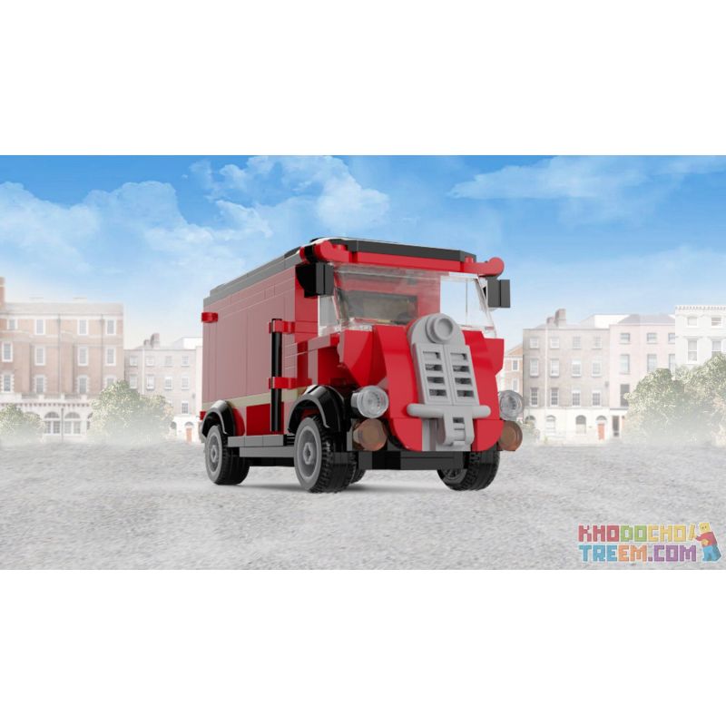 LIN07 00958 URGE 10198 REBRICKABLE MOC-22101 22101 MOC22101 non  BƯU ĐIỆN PLAZA bộ đồ chơi xếp lắp ráp ghép mô hình Creator BRICK SQUARE POST OFFICE Sáng Tạo 3450 khối