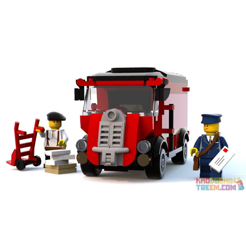 LIN07 00958 URGE 10198 REBRICKABLE MOC-22101 22101 MOC22101 non  BƯU ĐIỆN PLAZA bộ đồ chơi xếp lắp ráp ghép mô hình Creator BRICK SQUARE POST OFFICE Sáng Tạo 3450 khối