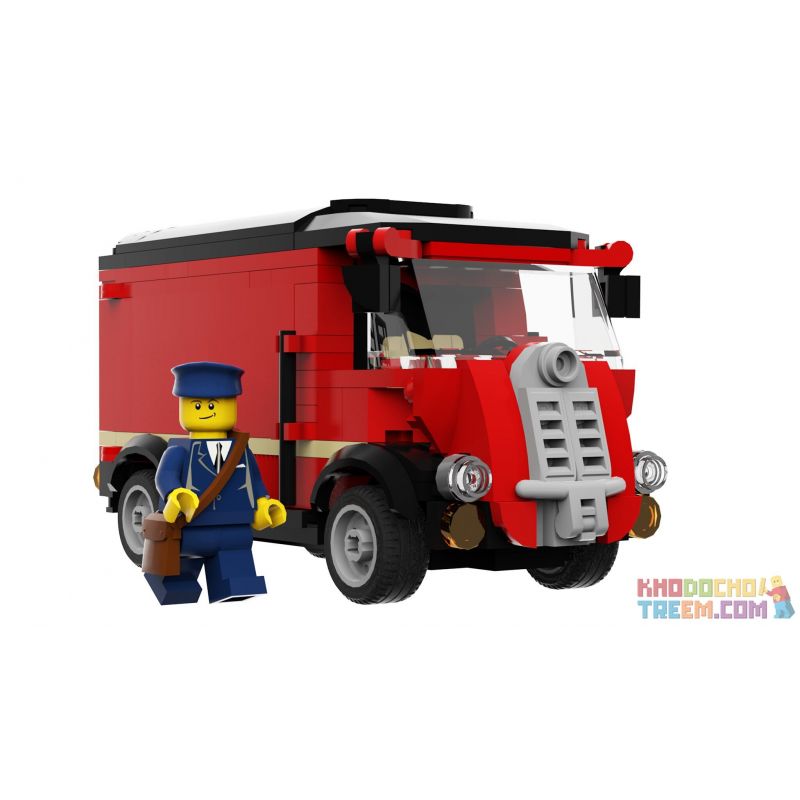 LIN07 00958 URGE 10198 REBRICKABLE MOC-22101 22101 MOC22101 non  BƯU ĐIỆN PLAZA bộ đồ chơi xếp lắp ráp ghép mô hình Creator BRICK SQUARE POST OFFICE Sáng Tạo 3450 khối